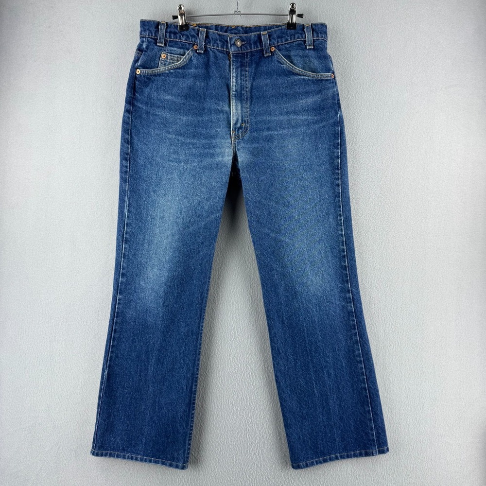 Vintage Levis Jeans Mens 36 (Fits 33x27)517 Bootcut Good Fade Made in USA